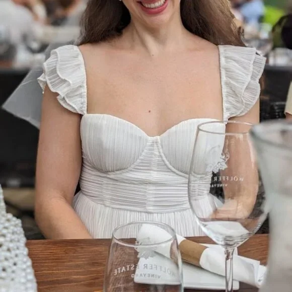 Rachel Parcell | Dresses | Rachel Parcell Flutter Bustier Midaxi Dress |  Poshmark